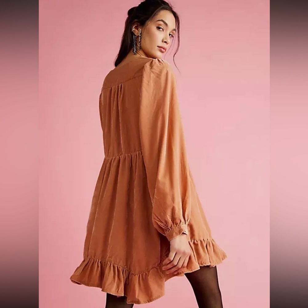 Free People Rust Mini Dress - Picture 5 of 6
